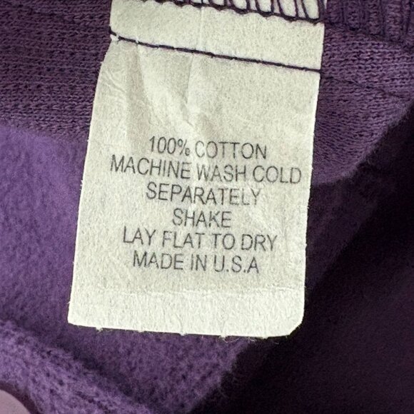 FH Clothing Co Button Front Shirt Shacket Size M Purple Cotton Pockets USA - Picture 6 of 13